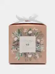 Мятный новогодняя коробка квадратная
