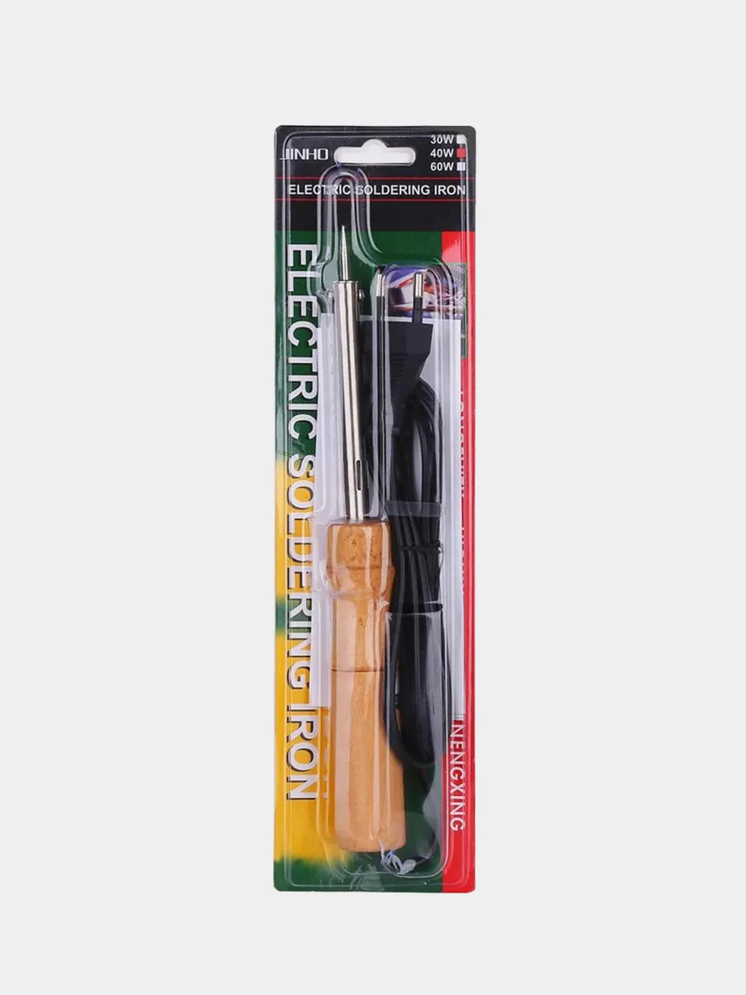 Паяльник с деревянной ручкой DEKO SI02, 40 Вт/220 В