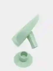 Мятный мыльница на присоске в виде лепестка со сливом