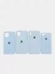 Синий меланж чехол на iPhone, Айфон 11, XR, XS, X, 8 Plus, 7 Plus, SE, 6S, Pro Max силиконовый