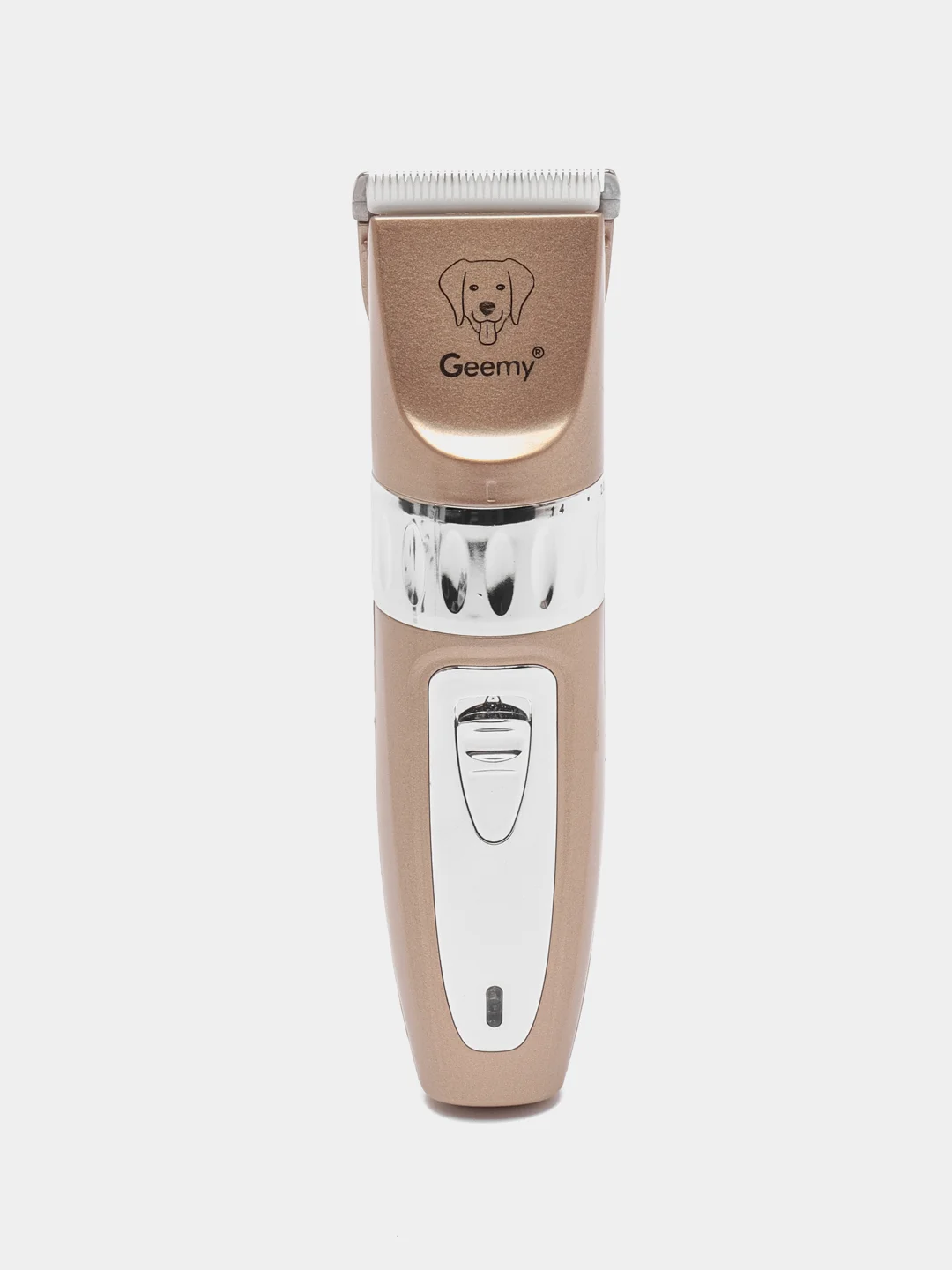 Серебряный машинка, Триммер для стрижки животных Geemy GM-635 4 насадки