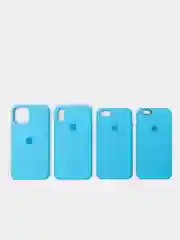 Синий чехол на iPhone, Айфон 11, XR, XS, X, 8 Plus, 7 Plus, SE, 6S, Pro Max силиконовый