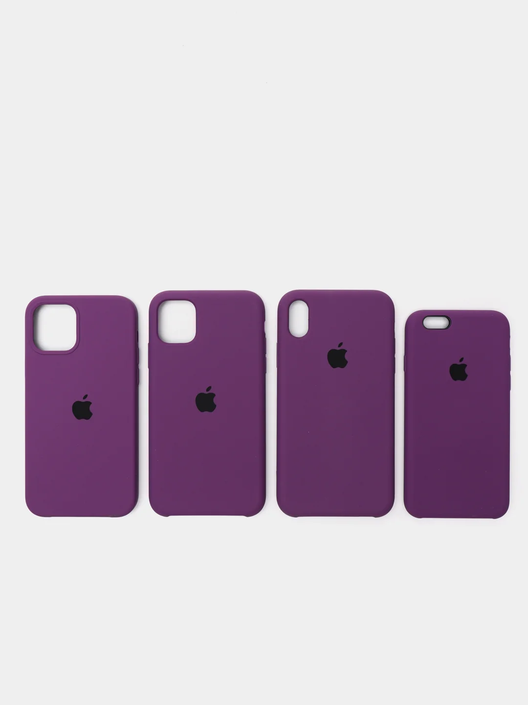 Пурпурный чехол на iPhone, Айфон 11, XR, XS, X, 8 Plus, 7 Plus, SE, 6S, Pro Max силиконовый
