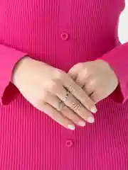 Золотой набор колец на фаланги, женские кольца
