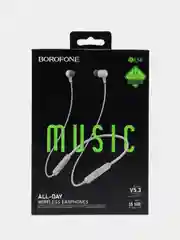 Серый наушники беспроводные BOROFONE BE58, внутриканальные, магнитные, Bluetooth V5.3, 15 часов