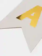 Белый гирлянда Happy birthday