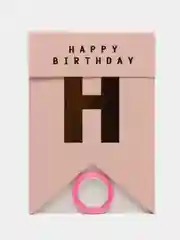 Розовый гирлянда Happy birthday