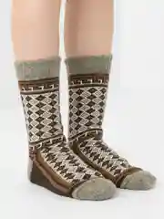 Песочный хаки зимние носки/теплые носки/ мужские/женские носки из овечьей шерсти