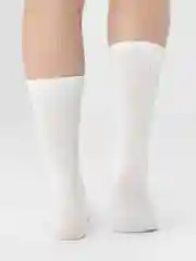 Носки мужские, белые, высокие