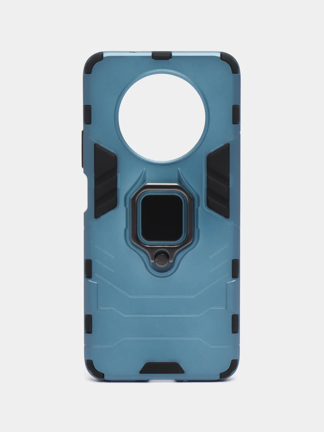 Синий меланж чехол противоударный с кольцом на Huawei Nova Y90 (Хуавей Нова У90)