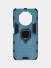 Синий меланж чехол противоударный с кольцом на Huawei Nova Y90 (Хуавей Нова У90)