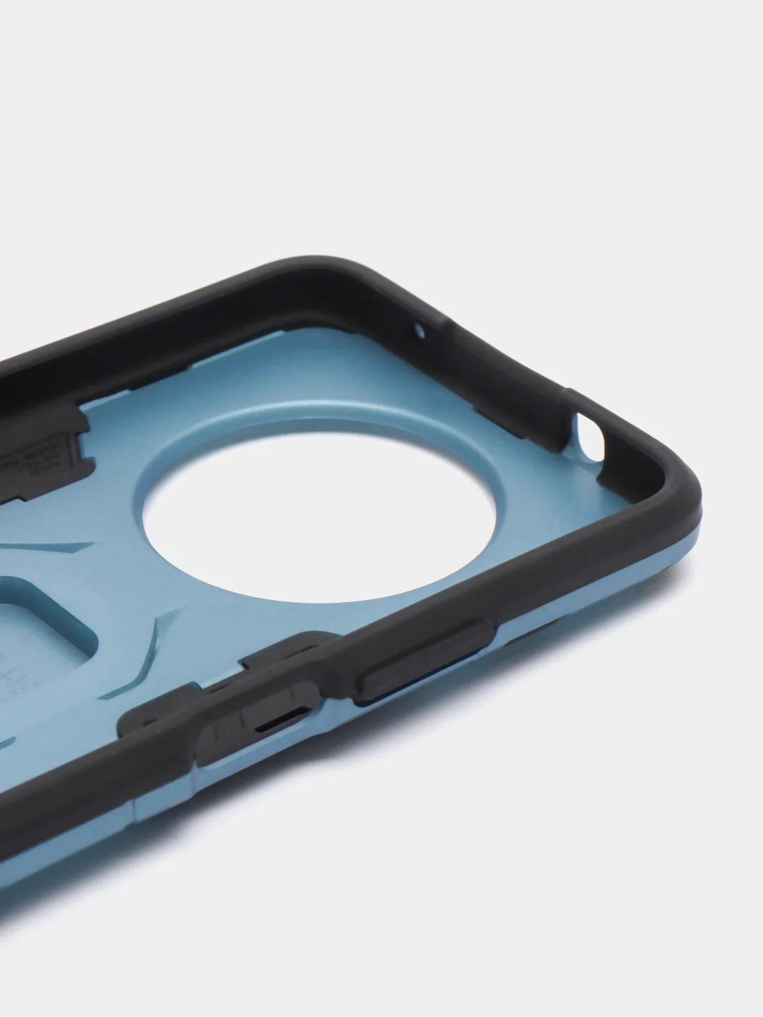 Синий меланж чехол противоударный с кольцом на Huawei Nova Y90 (Хуавей Нова У90)