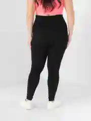 Легинсы женские спортивные, хлопковые, черные