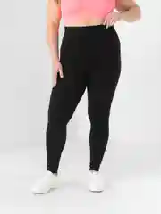 Легинсы женские спортивные, хлопковые, черные