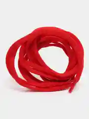 Красный шнурки эластичные с металлической капсулой-застежкой, 1 пара