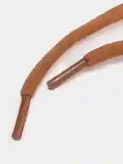 Коричневый шнурки эластичные с металлической капсулой-застежкой, 1 пара