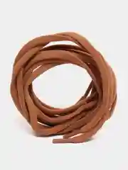 Коричневый шнурки эластичные с металлической капсулой-застежкой, 1 пара
