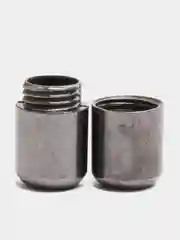 Угольный шнурки эластичные с металлической капсулой-застежкой, 1 пара