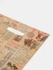 Золотой пакеты новогодние полиэтиленовые подарочные, набор 3 шт, 30 х 40 см, 3 варианта