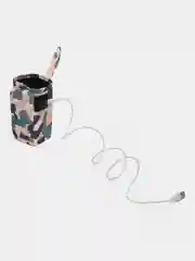 Тёмно-бирюзовый чехол для детской бутылочки с подогревом USB (портативный) / Подогреватель бутылочки