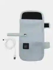 Синий чехол для детской бутылочки с подогревом USB (портативный) / Подогреватель бутылочки