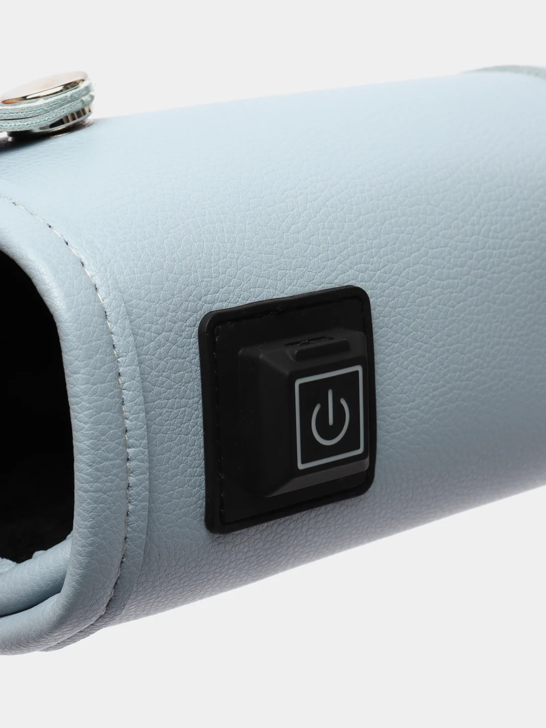 Синий чехол для детской бутылочки с подогревом USB (портативный) / Подогреватель бутылочки