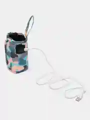 Голубой чехол для детской бутылочки с подогревом USB (портативный) / Подогреватель бутылочки