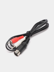 Шнур 5din - 2rca, кабель DIN 5 - 2 RCA, соединитель 5 контактный 5 дин с тюльпанами