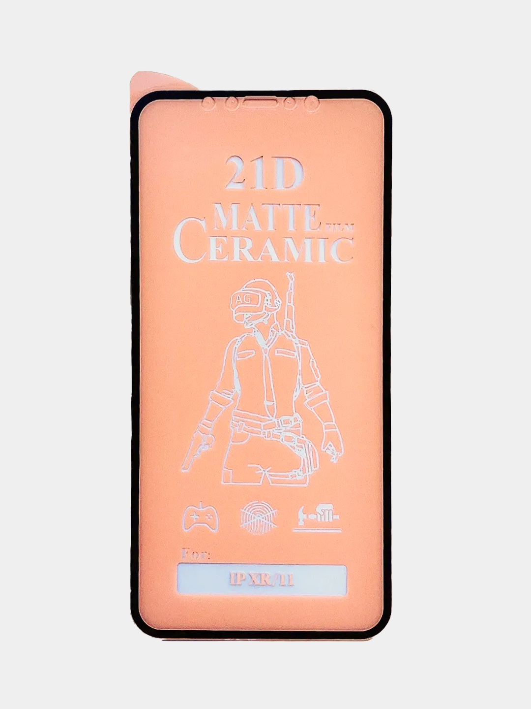 Защитное стекло Ceramic на Apple iPhone 11, XR, матовое, гибкое, пленка  купить по цене 57.94 ₽ в интернет-магазине KazanExpress