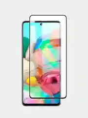 Черный защитное стекло для Samsung A71/Honor 10X Lite, гибкое, Pro Flexi