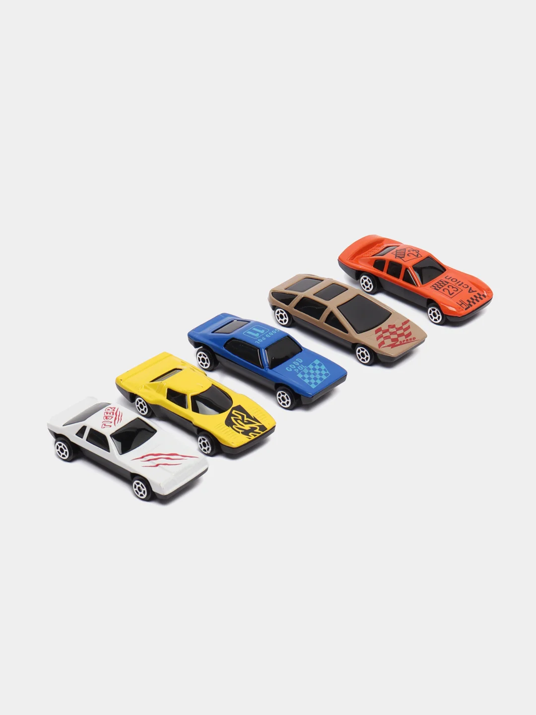 Набор металлических детских гоночных машинок City Racer Lelu, масштаб 1:64