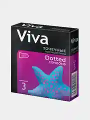 Презервативы Viva точечные, 3 штуки