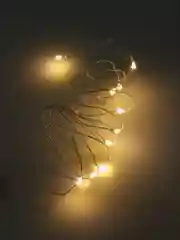 Светло-жёлтый светодиодная гирлянда пробка для бутылки 1 и 2 метра, 10 и 20 LED, новогодний декор