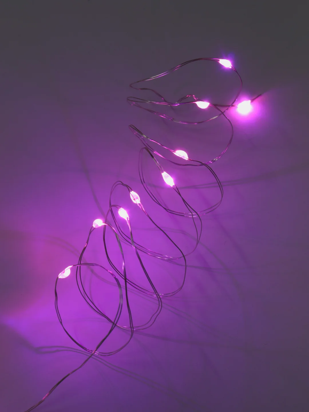 Розовый светодиодная гирлянда пробка для бутылки 1 и 2 метра, 10 и 20 LED, новогодний декор