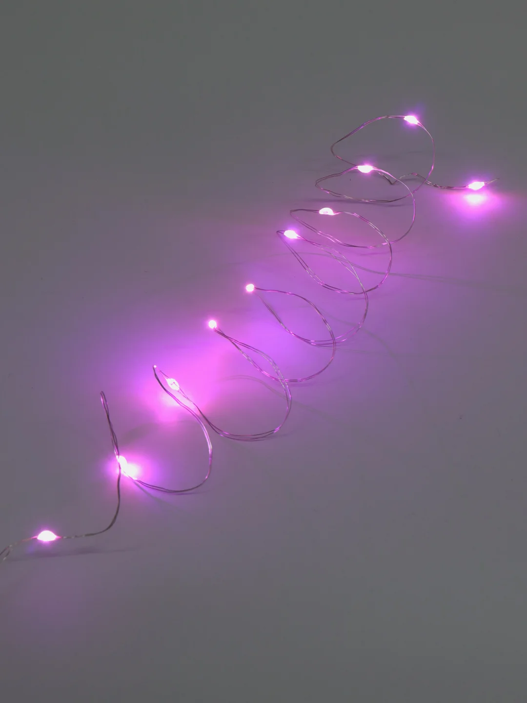 Розовый светодиодная гирлянда пробка для бутылки 1 и 2 метра, 10 и 20 LED, новогодний декор