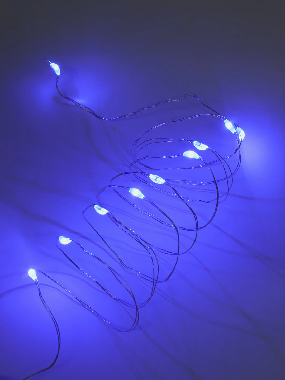 Синий светодиодная гирлянда пробка для бутылки 1 и 2 метра, 10 и 20 LED, новогодний декор