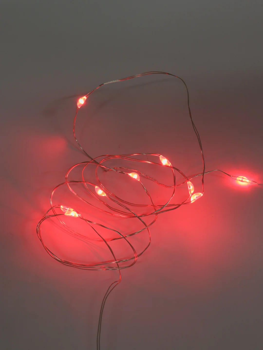 Красный светодиодная гирлянда пробка для бутылки 1 и 2 метра, 10 и 20 LED, новогодний декор