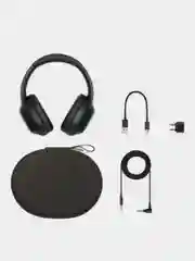 Черный беспроводные наушники Sony WH-1000XM4