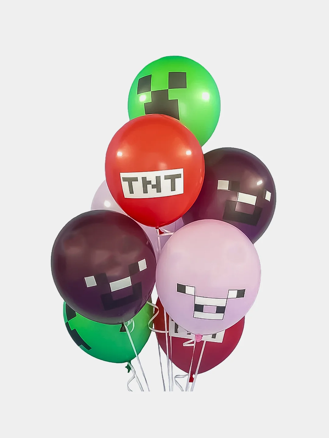 Воздушные шары из Майнкрафт, Minecraft шары, 5 шт., 30 см