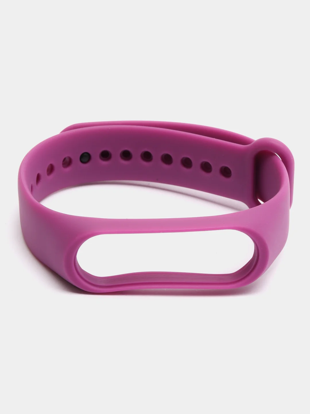 Пурпурный ремешок силиконовый для фитнес браслета Xiaomi Mi Band 3, Mi Band 4 (Ми Банд 3, Ми Банд 4)
