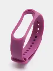 Пурпурный ремешок силиконовый для фитнес браслета Xiaomi Mi Band 3, Mi Band 4 (Ми Банд 3, Ми Банд 4)