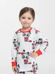 Белый детская пижама для девочки