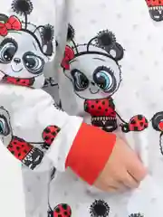 Белый детская пижама для девочки