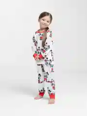 Белый детская пижама для девочки