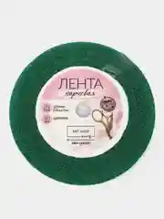 Зеленый лента парчовая с блеском для украшения подарков