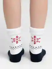 Белый носки зимние женские, термо-носки с начесом Зима