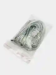 Серебряный шнур металлизированный