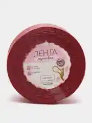 Красный лента парчовая с блеском для украшения подарков