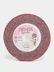 Красный лента парчовая с блеском для украшения подарков