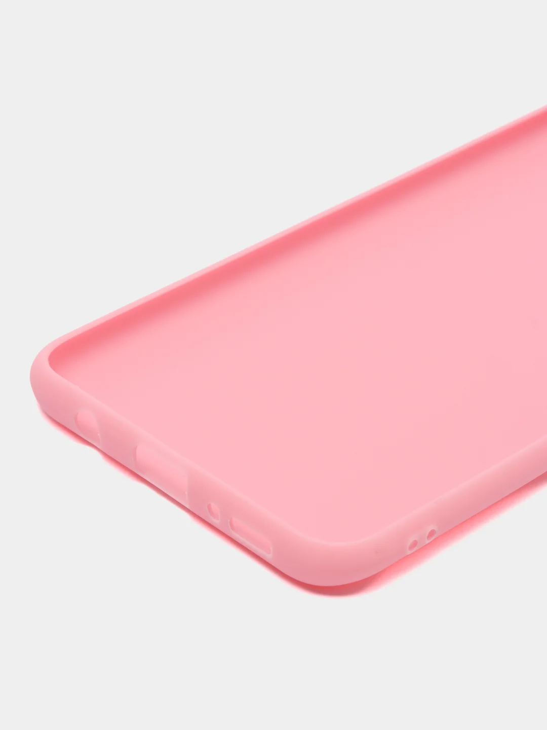 Розовый чехол силиконовый Samsung Galaxy A50, A30s, A50s